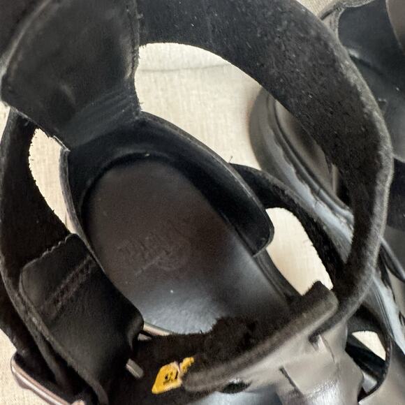 Dr.Martens Geraldo Gladiator Sandals Size 9 Mens/Womens 10, Black Leather - Picture 9 of 16